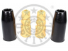 OPTIMAL AK-735450 apsauginio dangtelio komplektas, amortizatorius 
 Ašies montavimas/vairavimo mechanizmas/ratai -> Montavimas, pakabos statramstis
4B0512137B, 8K0512131, 4B0512137B