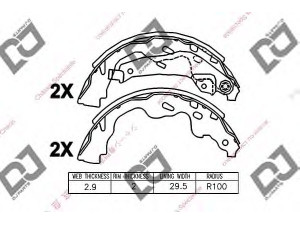 DJ PARTS BS1369 stabdžių trinkelių komplektas 
 Techninės priežiūros dalys -> Papildomas remontas
4241N2, 5320062J01, 044950D010