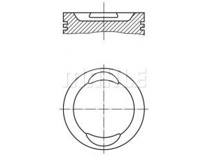 MAHLE ORIGINAL 037 90 00 stūmoklis 
 Variklis -> Cilindrai/stūmokliai
271 268, 271 269