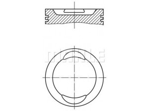 PERFECT CIRCLE 59 72028 0 stūmoklis 
 Variklis -> Cilindrai/stūmokliai
025 107 111 A, 025 107 111 D