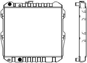 SAKURA  Automotive 1461-0323 radiatorius, variklio aušinimas