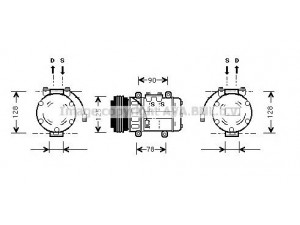 AVA QUALITY COOLING HDK052 kompresorius, oro kondicionierius 
 Oro kondicionavimas -> Kompresorius/dalys