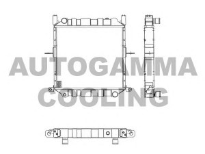 AUTOGAMMA 105290 radiatorius, variklio aušinimas
214009X400