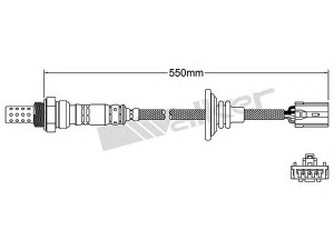 WALKER PRODUCTS 250-24224 lambda jutiklis 
 Išmetimo sistema -> Lambda jutiklis
1588 A126, MD 184939, MD 186392