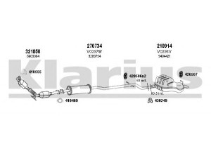 KLARIUS 960352E išmetimo sistema 
 Išmetimo sistema -> Išmetimo sistema, visa