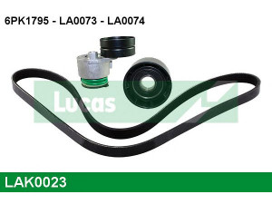 LUCAS ENGINE DRIVE LAK0023 V formos rumbuotas diržas, komplektas 
 Techninės priežiūros dalys -> Techninės priežiūros intervalai