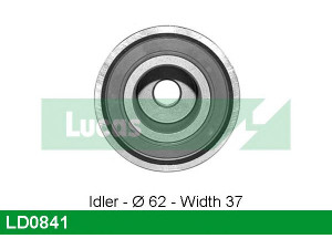 LUCAS ENGINE DRIVE LD0841 įtempiklio skriemulys, paskirstymo diržas