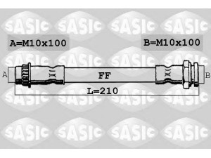 SASIC 6600015 stabdžių žarnelė 
 Stabdžių sistema -> Stabdžių žarnelės
4806C0, 4806C0