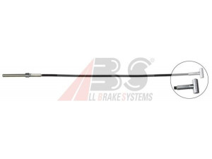 A.B.S. K13831 trosas, stovėjimo stabdys 
 Stabdžių sistema -> Valdymo svirtys/trosai
46410-12280