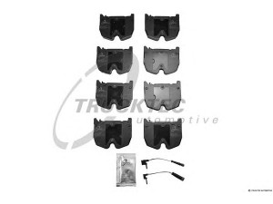 TRUCKTEC AUTOMOTIVE 02.35.457 stabdžių trinkelių rinkinys, diskinis stabdys
003 420 5320, 003 420 7120, 004 420 4520