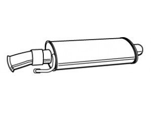 WALKER 21070 vidurinis duslintuvas