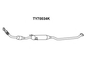 VENEPORTE TY70034K katalizatoriaus keitiklis
174100D320