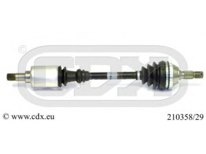 CDX 210358/29 kardaninis velenas 
 Ratų pavara -> Kardaninis velenas
32727L, 32727L
