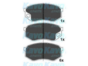 KAVO PARTS KBP-5544 stabdžių trinkelių rinkinys, diskinis stabdys
MC838488, MC838489, MC838490, MC862937
