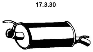 EBERSPÄCHER 17.3.30 galinis duslintuvas
77 00 876 250, 77 01 036 266