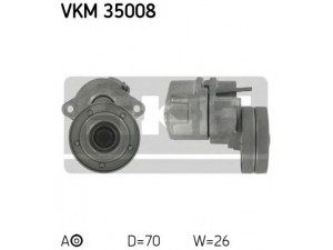 SKF VKM 35008 įtempiklio skriemulys, V formos rumbuotas diržas 
 Diržinė pavara -> V formos rumbuotas diržas/komplektas -> Įtempiklio skriemulys
13 40 533, 90411025, 13 40 533