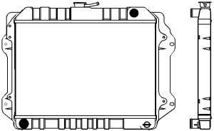 SAKURA  Automotive 1461-0232 radiatorius, variklio aušinimas