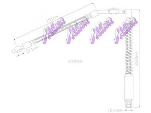 Brovex-Nelson H3958 stabdžių žarnelė 
 Stabdžių sistema -> Stabdžių žarnelės
GBH255, GBH90274, SHB10007, GBH255
