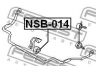 FEBEST NSB-014 skersinio stabilizatoriaus įvorių komplektas 
 Ašies montavimas/vairavimo mechanizmas/ratai -> Stabilizatorius/fiksatoriai -> Sklendės
54613-0P004, 54613-0P005