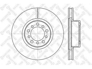 STELLOX 6020-3324V-SX stabdžių diskas 
 Stabdžių sistema -> Diskinis stabdys -> Stabdžių diskas
1264210412, 1264210512, A1264210512