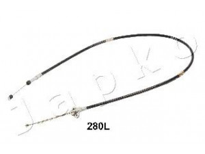 JAPKO 131280L trosas, stovėjimo stabdys 
 Stabdžių sistema -> Valdymo svirtys/trosai
4643029055