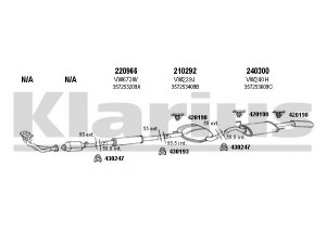 KLARIUS 930837E išmetimo sistema 
 Išmetimo sistema -> Išmetimo sistema, visa