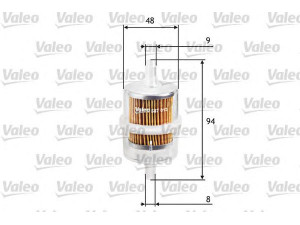 VALEO 587013 kuro filtras 
 Techninės priežiūros dalys -> Papildomas remontas
532281, 13322999000, 2084258, 2084467