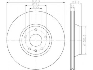 HELLA PAGID 8DD 355 122-151 stabdžių diskas 
 Stabdžių sistema -> Diskinis stabdys -> Stabdžių diskas
8J0615601A, 8J0615601A, 8J0615601A