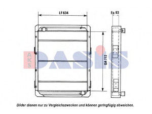 AKS DASIS 390030T radiatorius, variklio aušinimas
5000294601, 5000787547