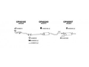 VENEPORTE 400265 išmetimo sistema