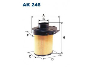 FILTRON AK246 oro filtras 
 Techninės priežiūros dalys -> Techninės priežiūros intervalai
271, IIM271, 1444SY, 95619441, 5004262