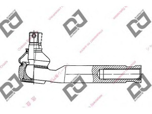 DJ PARTS DE1074 skersinės vairo trauklės galas 
 Vairavimas -> Vairo mechanizmo sujungimai
34141-AA042, 34141AA042