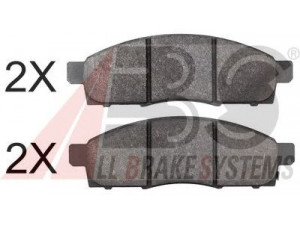 A.B.S. 37832 stabdžių trinkelių rinkinys, diskinis stabdys 
 Techninės priežiūros dalys -> Papildomas remontas
D1060-JX50B