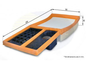 COMLINE EAF702 oro filtras 
 Filtrai -> Oro filtras
036129620H, 036129620J