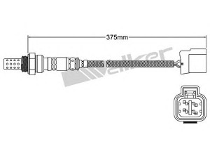 WALKER PRODUCTS 250-241029 lambda jutiklis 
 Variklis -> Variklio elektra
1588A005, 4709344, 1821356KB0, 93194234