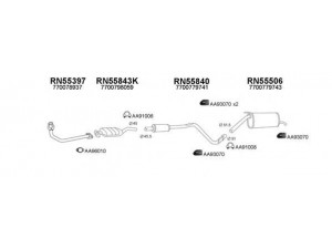 VENEPORTE 550306 išmetimo sistema 
 Išmetimo sistema -> Išmetimo sistema, visa