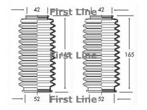 FIRST LINE FSG3017 gofruotoji membrana, vairavimas 
 Vairavimas -> Gofruotoji membrana/sandarinimai
90090811