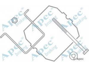APEC braking KIT405 priedų komplektas, stabdžių trinkelė 
 Stabdžių sistema -> Būgninis stabdys -> Dalys/priedai