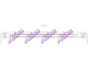 Brovex-Nelson H4328 stabdžių žarnelė 
 Stabdžių sistema -> Stabdžių žarnelės
MB857567, MR129787, MB857567, MR129787