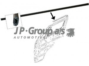 JP GROUP 1186150100 tarpiklis, šoninis langas 
 Kėbulas -> Keleivių kabina -> Durų langas/šoninis langas
281837709