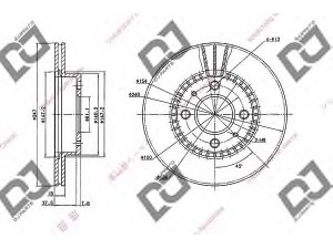 DJ PARTS BD2035 stabdžių diskas 
 Dviratė transporto priemonės -> Stabdžių sistema -> Stabdžių diskai / priedai
40206-0M801, 402060M801