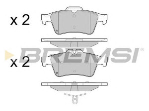 BREMSI BP3465 stabdžių trinkelių rinkinys, diskinis stabdys
4254.A8, 425439, 4254A8