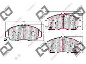 DJ PARTS BP1760 stabdžių trinkelių rinkinys, diskinis stabdys 
 Techninės priežiūros dalys -> Papildomas remontas
06450-S0K-J01, 06450-S3N-J00, 06450-SEA-J00