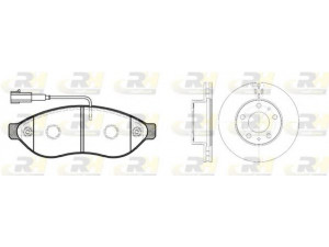 ROADHOUSE 81237.00 stabdžių rinkinys, diskiniai stabdžiai 
 Stabdžių sistema -> Diskinis stabdys -> Stabdžių remonto rinkinys