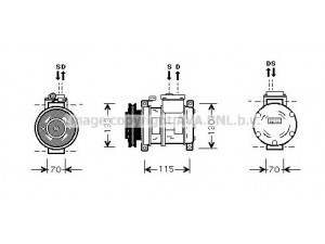 AVA QUALITY COOLING CRAK064 kompresorius, oro kondicionierius 
 Oro kondicionavimas -> Kompresorius/dalys
4677143P