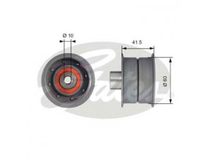 GATES T42106 kreipiantysis skriemulys, paskirstymo diržas 
 Diržinė pavara -> Paskirstymo diržas/komplektas -> Laisvasis/kreipiamasis skriemulys
13074-05E10, 13074-05E11, 1307405E00