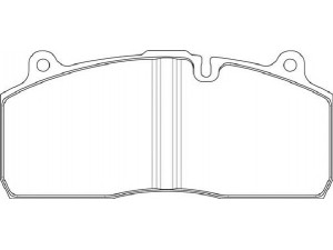 DURON DCV1814BFE stabdžių trinkelių rinkinys, diskinis stabdys
09291072, 9291072