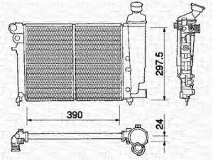 MAGNETI MARELLI 350213371000 radiatorius, variklio aušinimas 
 Aušinimo sistema -> Radiatorius/alyvos aušintuvas -> Radiatorius/dalys
1301SQ, 1301SR, 1301TA, 1301SQ