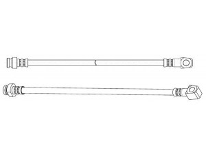 KAWE 510635 stabdžių žarnelė
46203V0300, 46204V0300