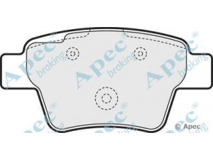 APEC braking PAD1558 stabdžių trinkelių rinkinys, diskinis stabdys 
 Techninės priežiūros dalys -> Papildomas remontas
425401, 425419